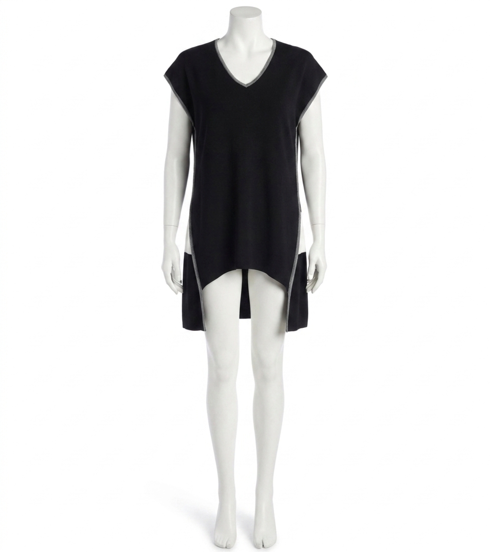 NEW STELLA CARAKASI reversible all you need vest in black/medium gray